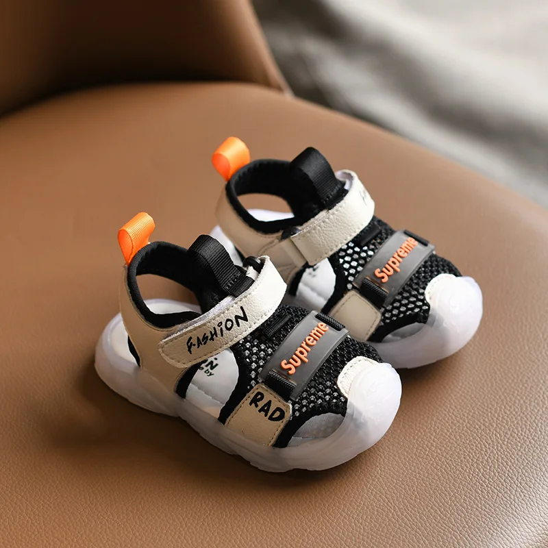 Baby Boys Girls Sandals 2026 New Summer Kids Sandals Breathable Soft Sole Toddler Walking Shoes Casual Footwear For Boys Girls