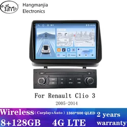 hangmanjia Wireless CarPlay Autoradio for Renault Clio 3 2005-2014 Car Radio Multimidia Android Auto Car Intelligent Systems