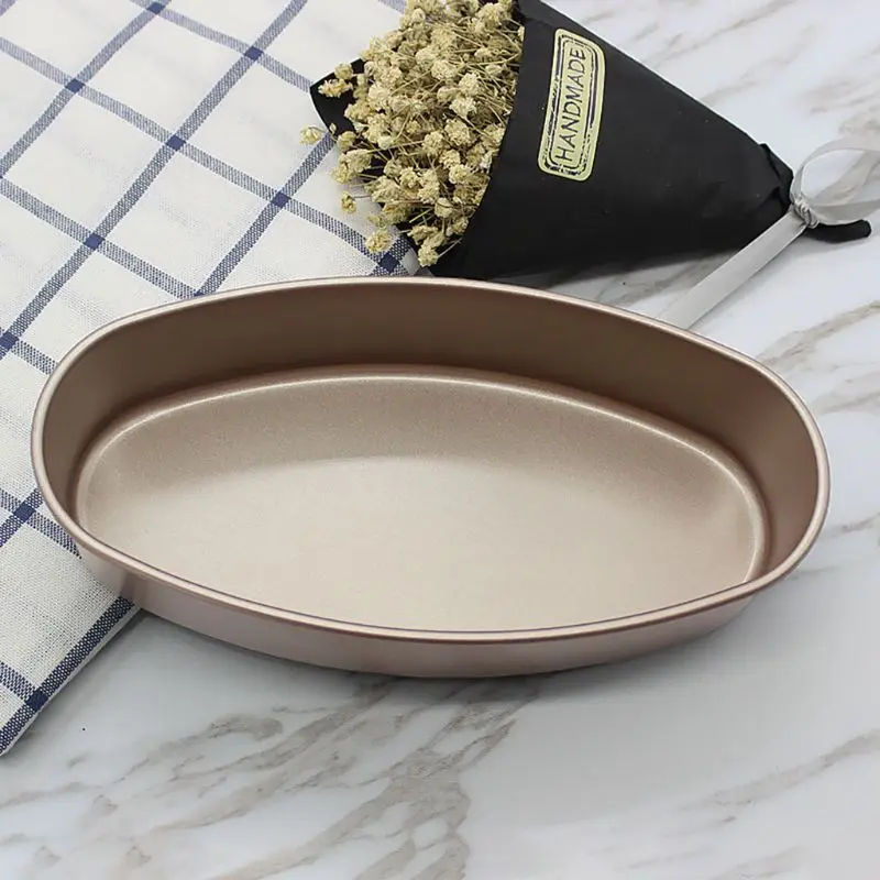 9 pollici antiaderente ovale tortiera cheesecake pagnotta stampo per pane teglia da forno cucina fai da te forniture bakeware
