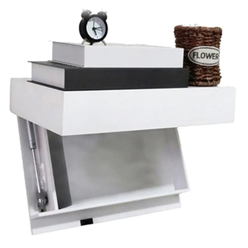 

【ADORN】Magic Flap Wall Shelf With Secret Compartment Concealed Floating Shelf Wall-Mounted Storage Rack