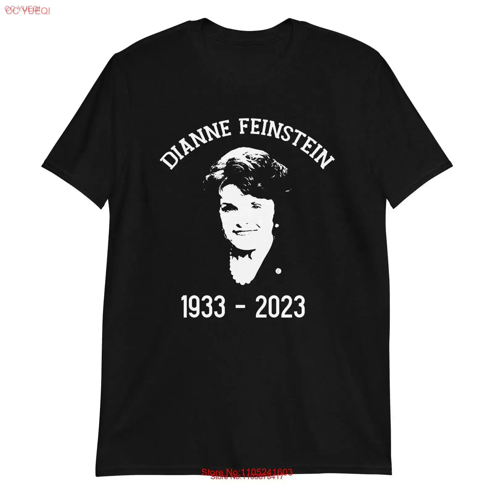 T-shirt Dianne Feinstein California Senate 1933 2023 vintage, style délavé, streetwear extensible, respirant, doux, décontracté, graphique