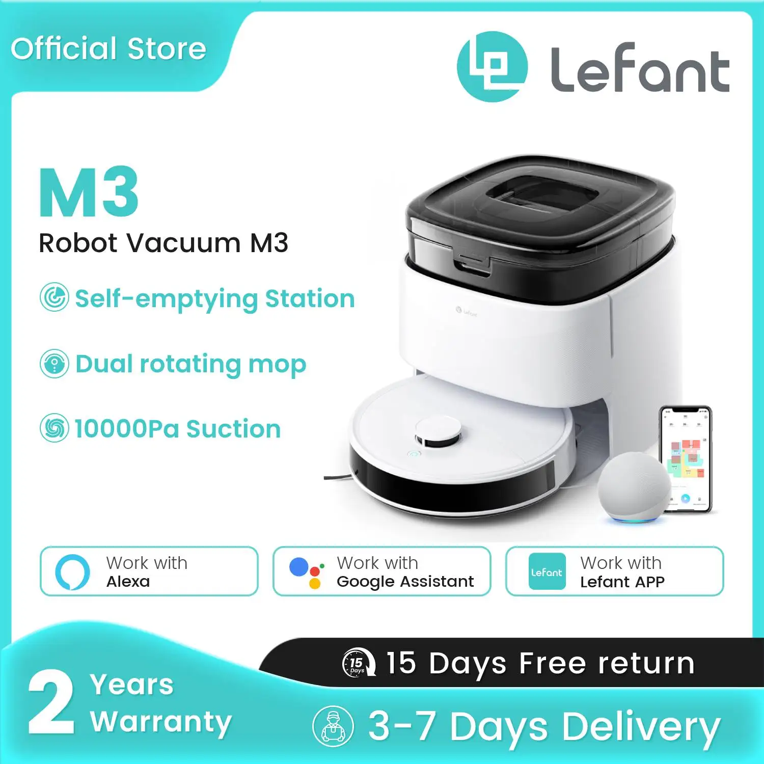 

Lefant M3 Robot Vacuum Cleaner