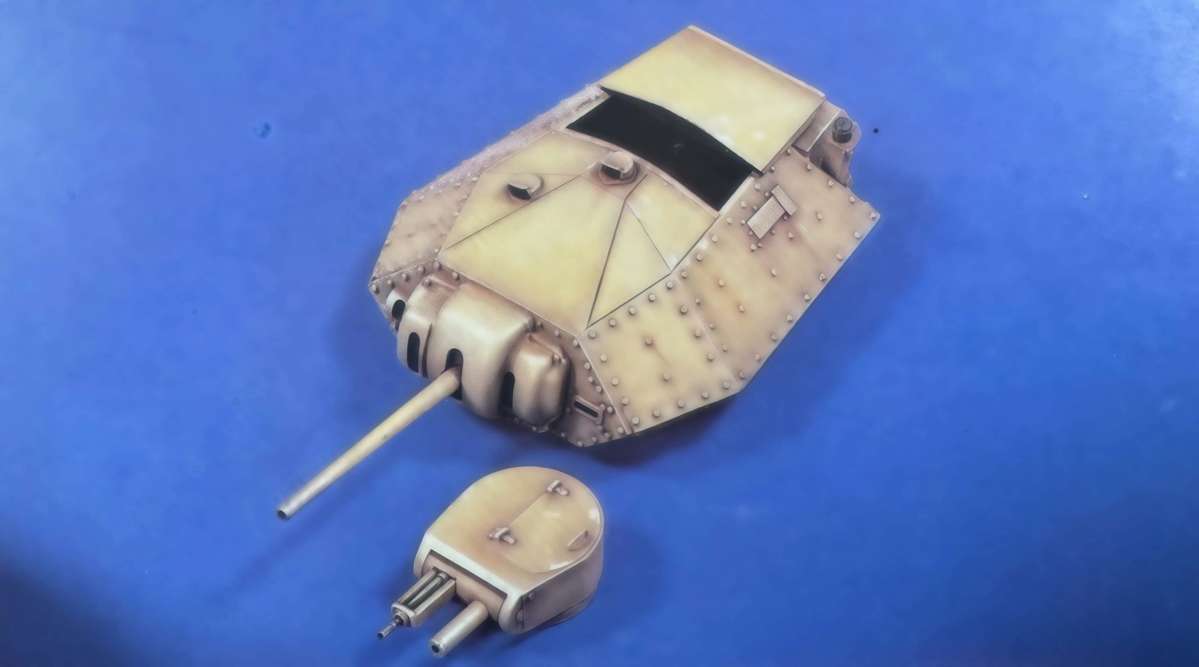 

Комплект сборки модели из литой смолы 1/35, GK, модифицированная башня из смолы, неокрашенная