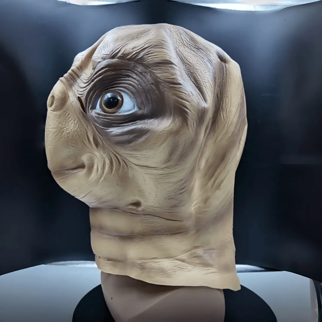 Topeng Alien ET dari Bahan Lat - Latex Alien Mask Realistic ulasan dan harga