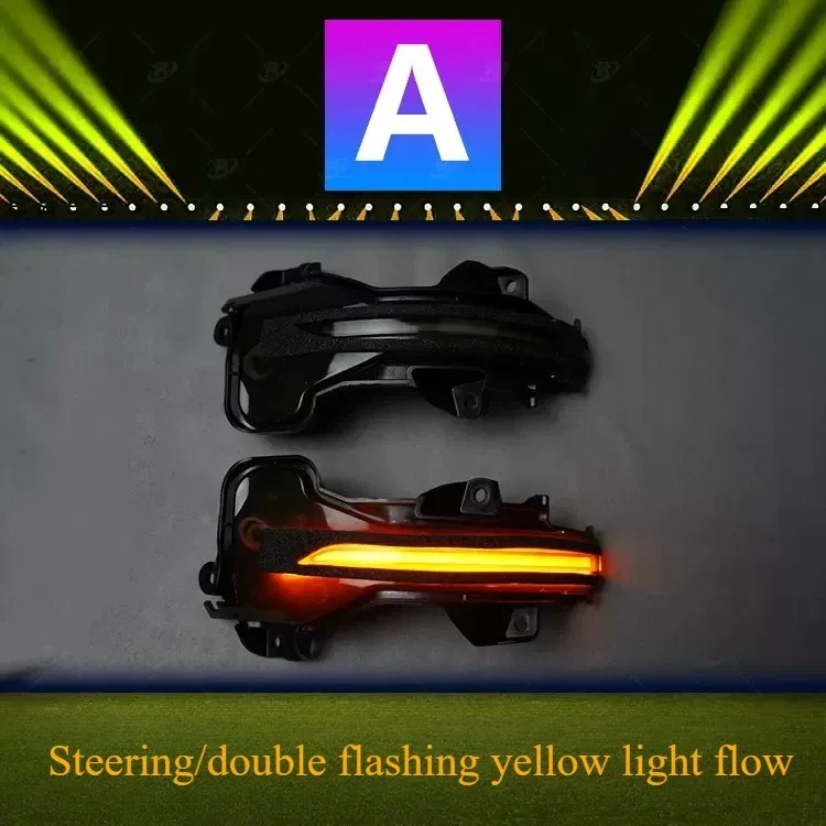 For Honda ELYSION Special Rearview Mirror Flowing Water Turn Signal A Touch of Blue Daytime Running Light Modification