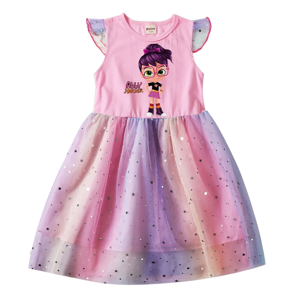 

Abby Hatcher Children Princess Dress Toddler Birthday Party Casual Dresses Teenagers Girls Costume Summer Vestidos Wedding dress