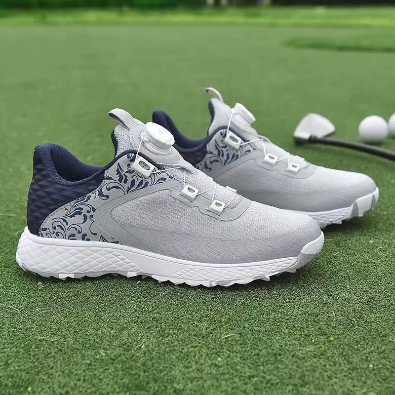 

Women Outdoor Rotating Button Golf Shoe New Waterproof Breathable Sports Shoes Non-slip Wear-resistant Walking Shoe Lightweight