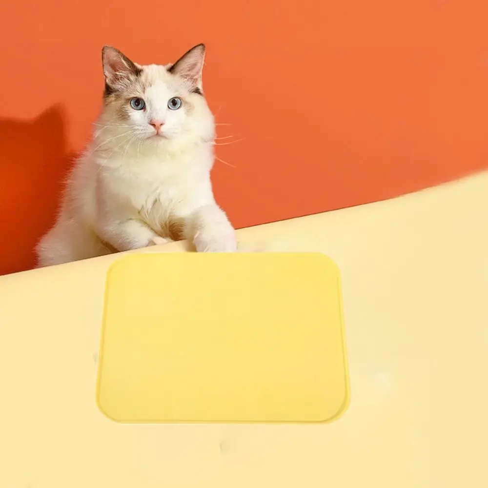 

Здоровый впитывающий силиконовый коврик для миски для собак, нескользящий, предотвращает разливание, нескользящий коврик для миски, водонепроницаемый коврик для кормушки для кошек, товары для домашних животных