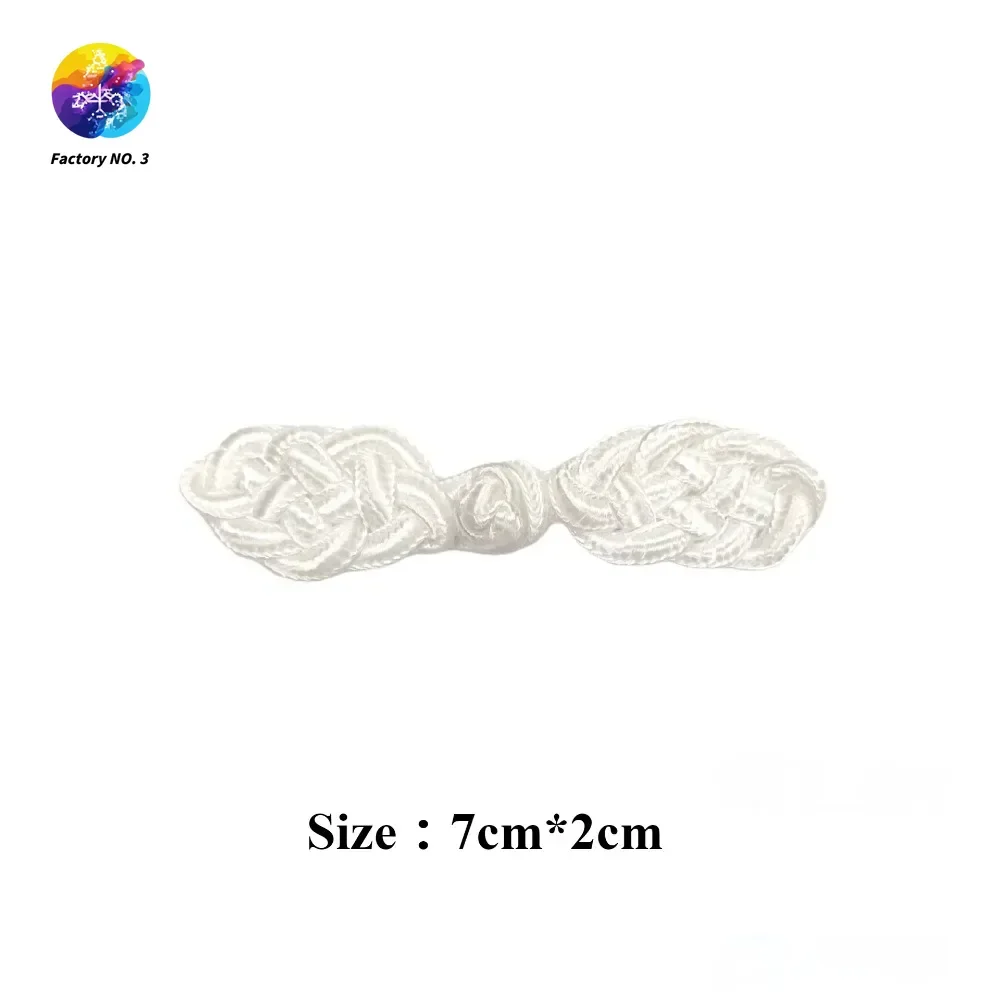 جديد الصينية المنسوجة يدويا شيونغسام الملابس الصينية القرص زر أسفل القماش Hanfu الملابس الزخرفية يتوهم زر الملحقات #4