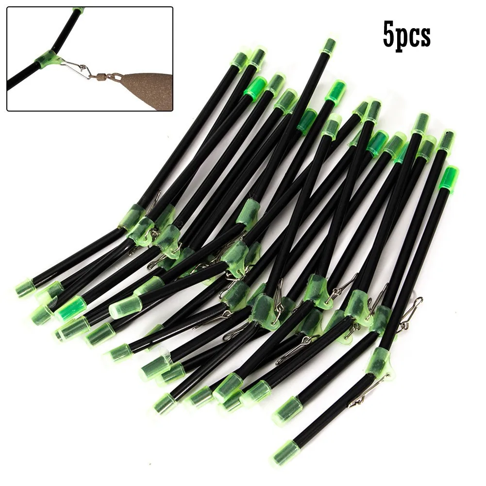 

5Pcs Sea Fishing Anti-Tangle Feeder Boom With Sinker Snap Luminous Anti Tangle Booms Balance Connector Tackle Anti Tangle