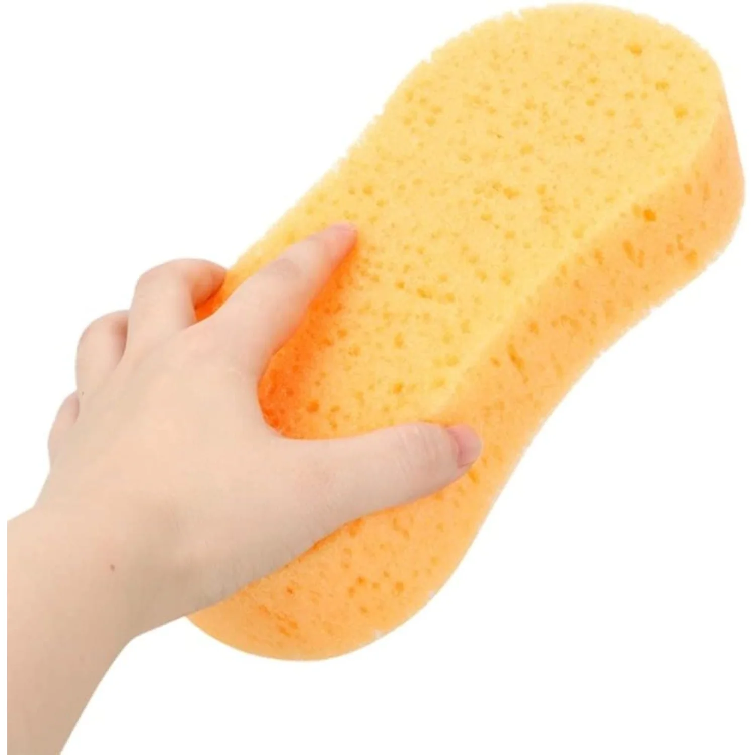 Car Wash Foam Sponge for Fast Non Scratch Cleaning, 3PCS, Big Coral Type, Soft Large Thick for Washing Bathroom Bike Boat Kayak 