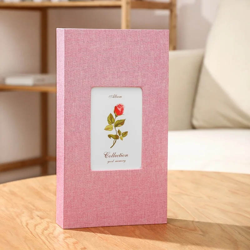300 Pockets Linen Photo Album for 4x6 Photos Books Slip-in Picture Albums Wedding Baby Family Anniversary Photo Storage