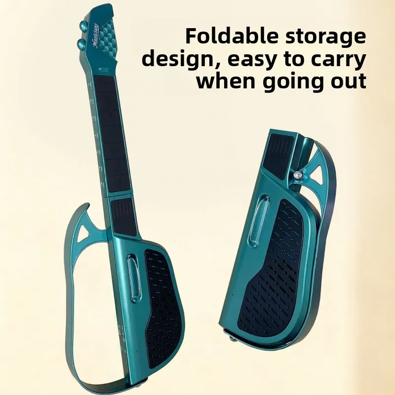 Guitare intelligente sans cordes, Transmission automatique, Instrument d'éveil musical pliable, jouet Musical pour enfant, niveau d'entrée pour débutant