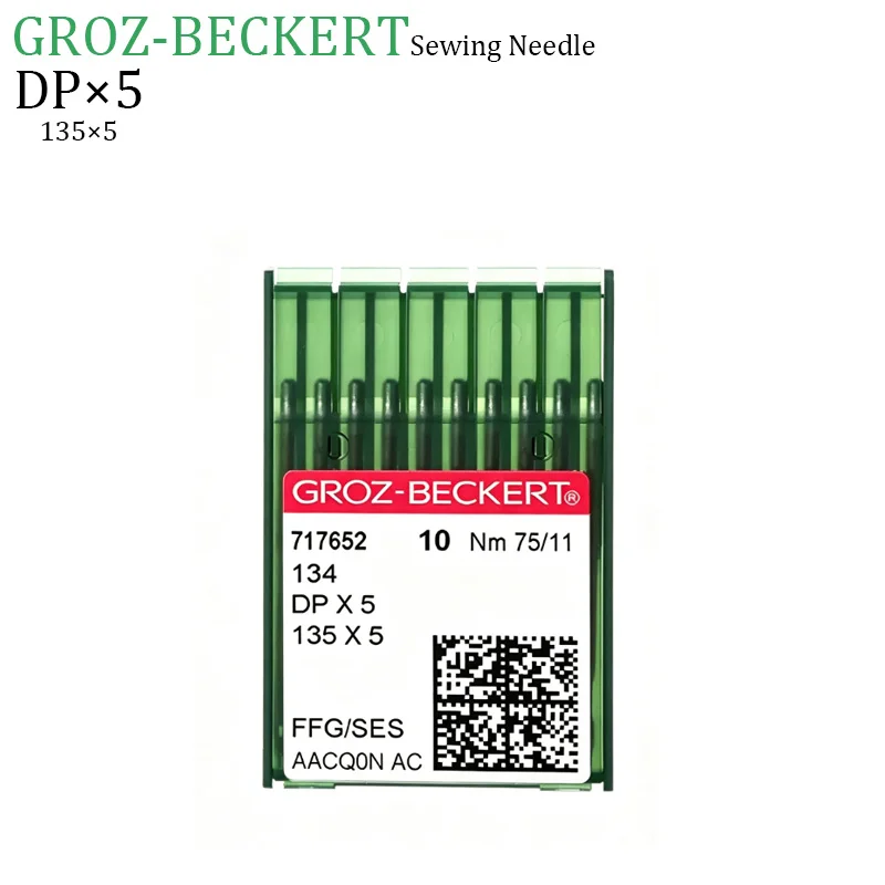 

20PCS Groz-Beckert DP×5 Industrial Sewing Machine Needles, Double Needle Machine Needles, Fit for Brother, JUKI, Singer & More