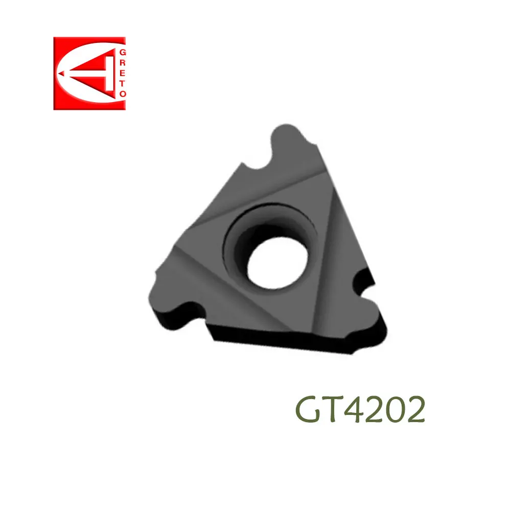 GRETO 22NR4RD 22NR5RD 22NR6RD GT4201 GT4202 Tungsten Carbide Turning Tool Cnc Inserts Blade Thread 22NR 22NR6 RD 22NR5