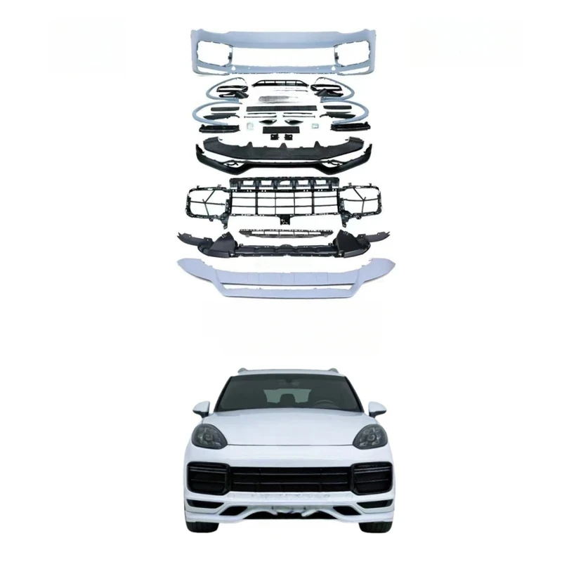 

High-quality goodsFor Suitable s Cayen 15-17 Models 958.2 Old to New 2023 Turb Front Bumper Assembly