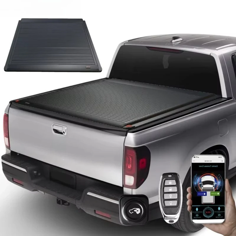 

Electric Roller Shutter Lid Aluminum Hard Retractable Tonneau Cover Truck Bed Covers for Ridgeline 2017 2025