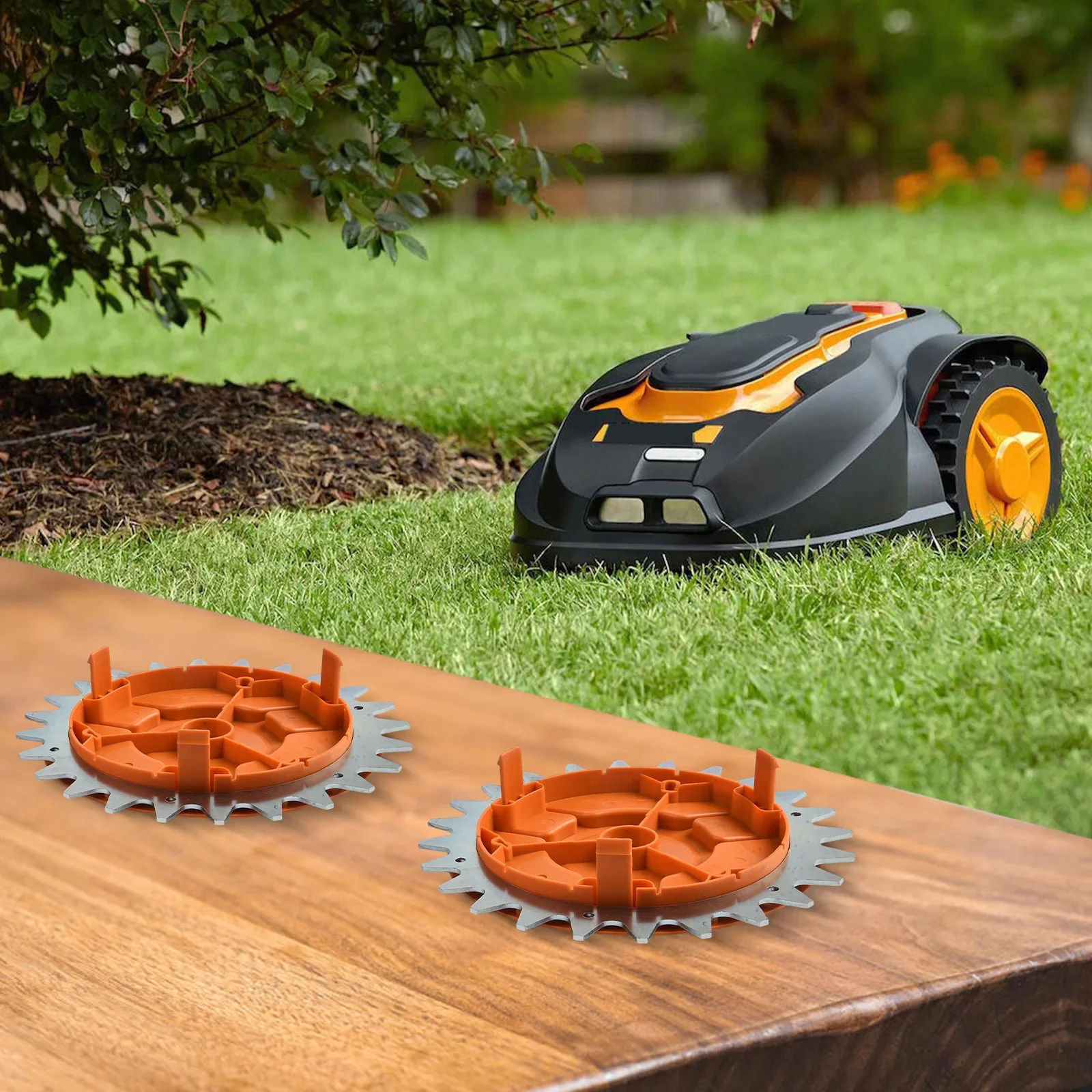 غطاء العجلة AcceFor Sory مع علامة DeFor مضادة للانزلاق لجزازة العشب S&M لـ S OfferFor S قبضة إضافية وثبات #3