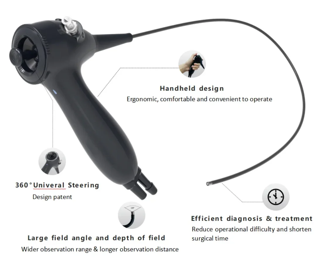 endoscopes Animal Handheld Mini Ears Noses Throat And Lung Examination endoscopes Veterinary