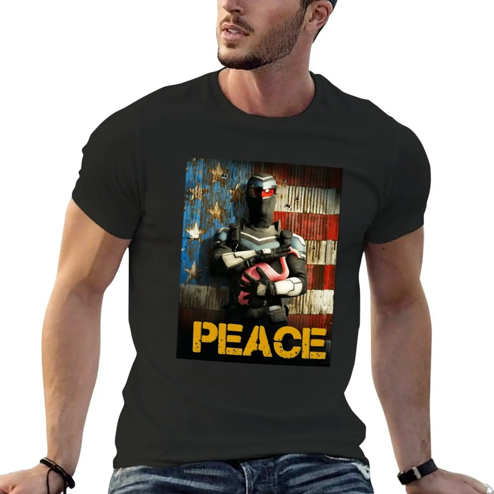 

vigilante peacemaker quotes Sticker, Peace Sticke T-Shirt vintage t shirts rapper graphic tees mens graphic t-shirts anime