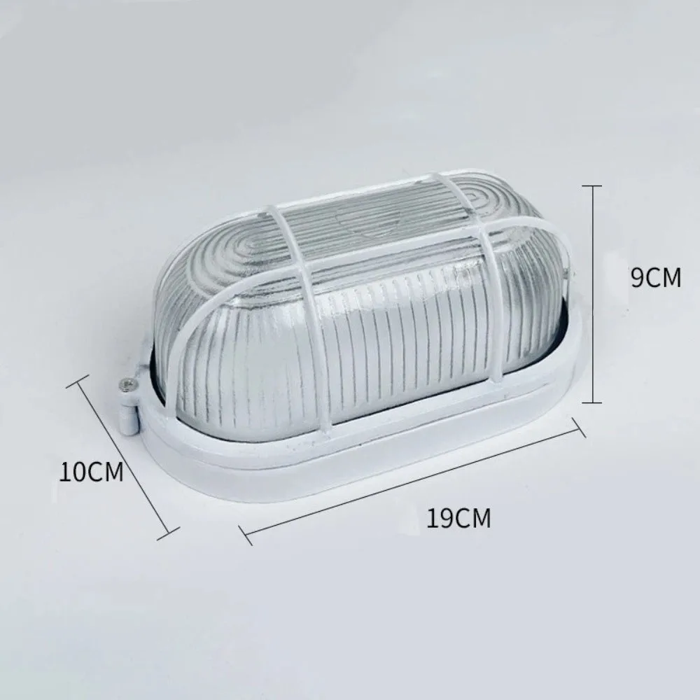 

Waterproof Explosion-Proof Lamp Moisture Explosion-proof Die-cast Aluminum Outdoor Wall Light LED Frosted Glass Ceiling Lamp