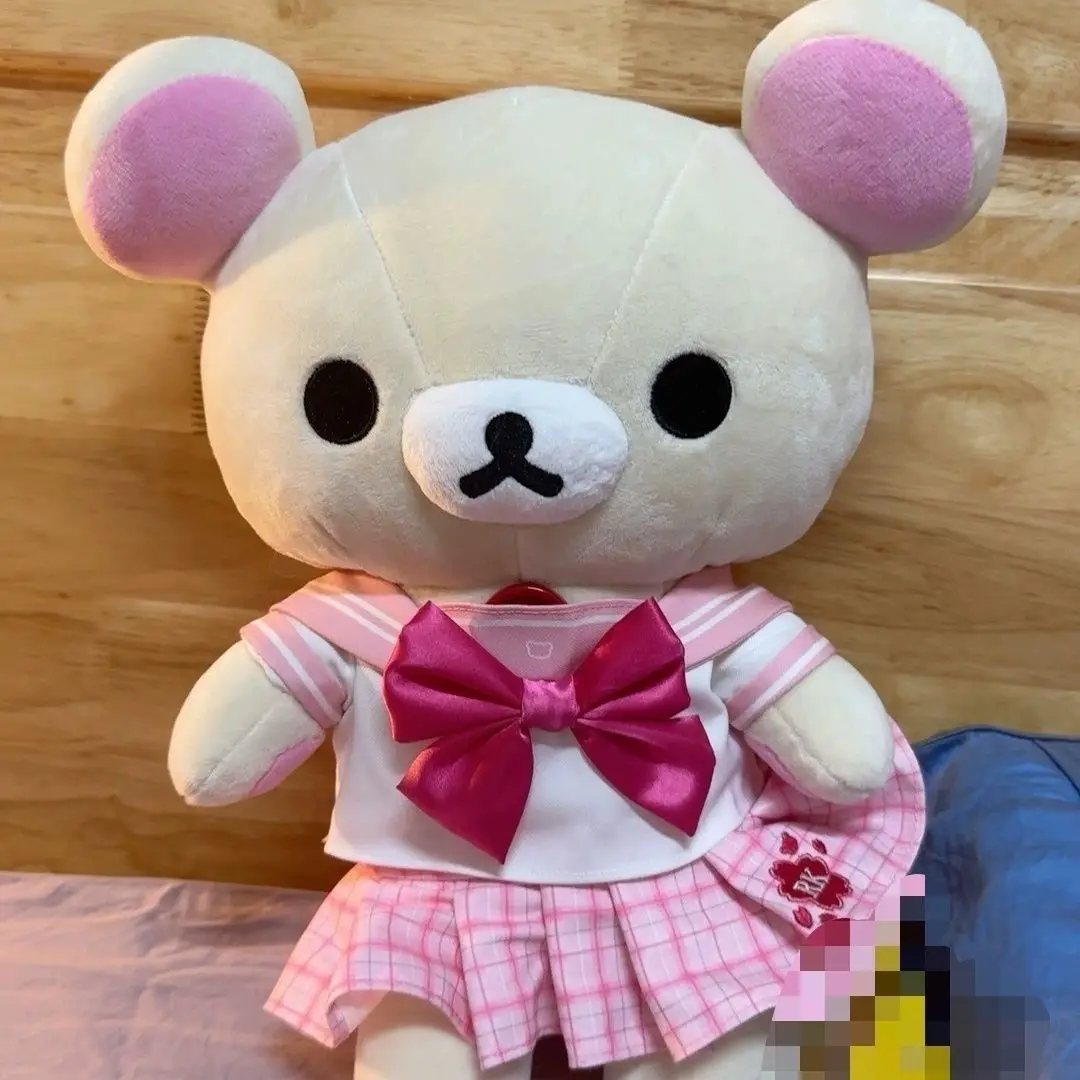 

Kawaii Rilakkuma Doll Pendant JK Sailor Uniform Anime Cartoon Cute Girl Mini 10cm Pendant Backpack Accessories Girl's Gifts Toys