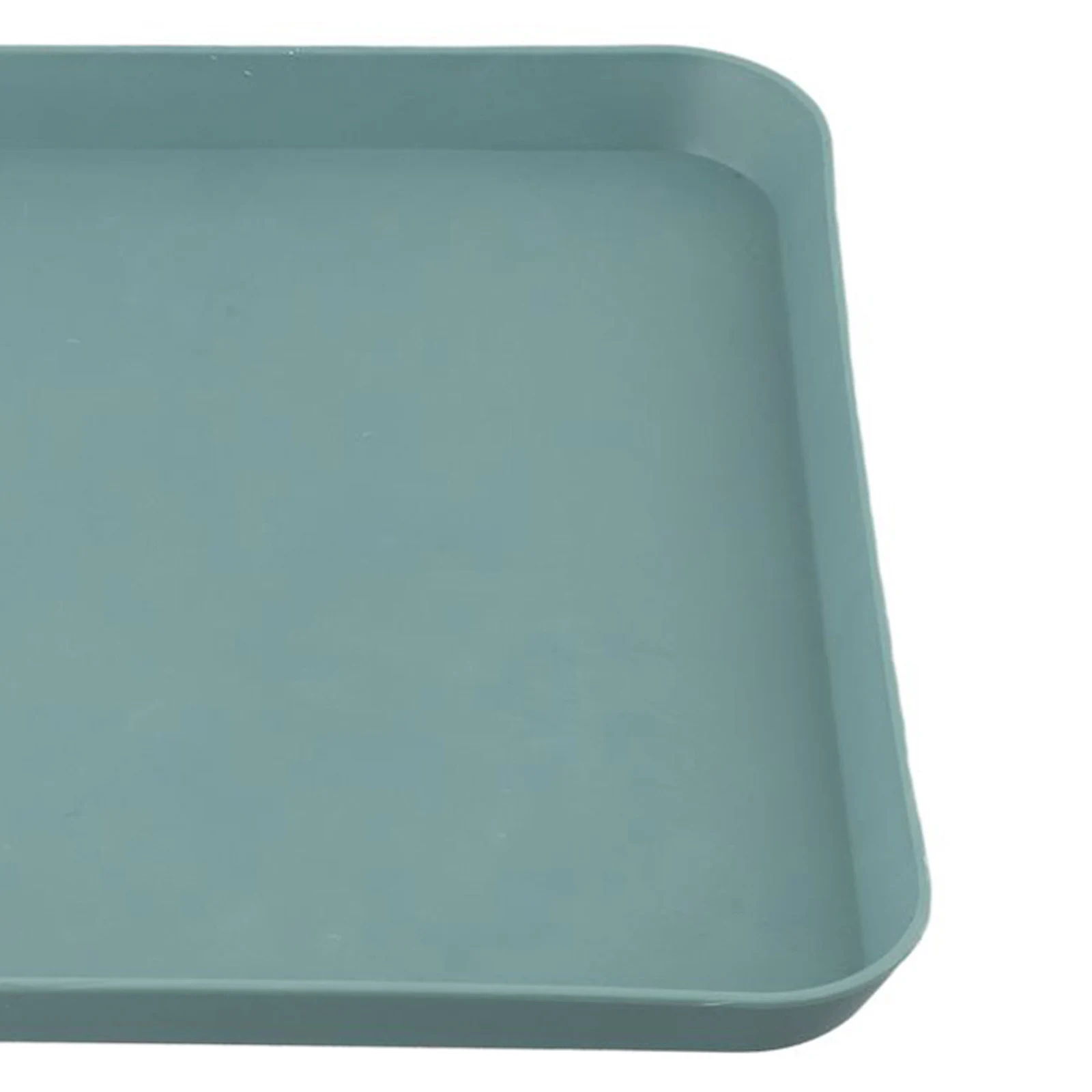 1pc Rectangular Serving Tray Anti Slip Scratch Resistant Plastic Food Serving Tray Kitchen Storage And Organization