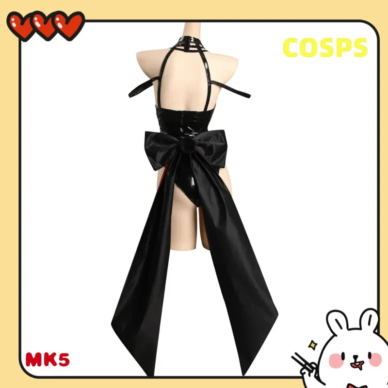 CosplayMO43 Disfraz de cosplay familiar SPY para mujer, traje de conejita Yor Forger para niña, mono negro sexy para mujer, m NK45