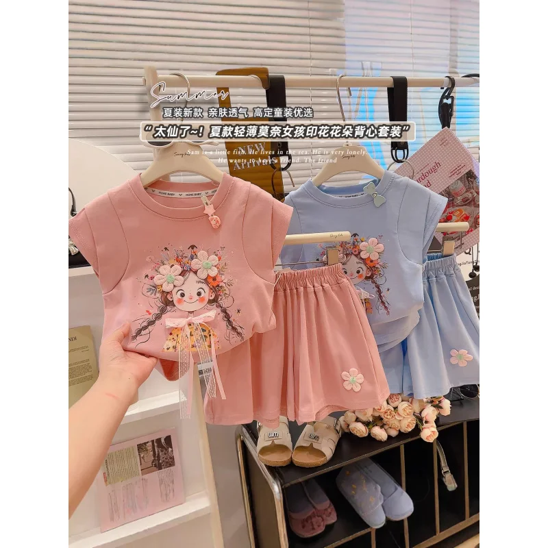 conjunto-de-verao-para-meninas-novo-conjunto-casual-solto-de-manga-curta-para-criancas-conjunto-de-duas-pecas-com-estampa-de-desenho-animado-para-bebes