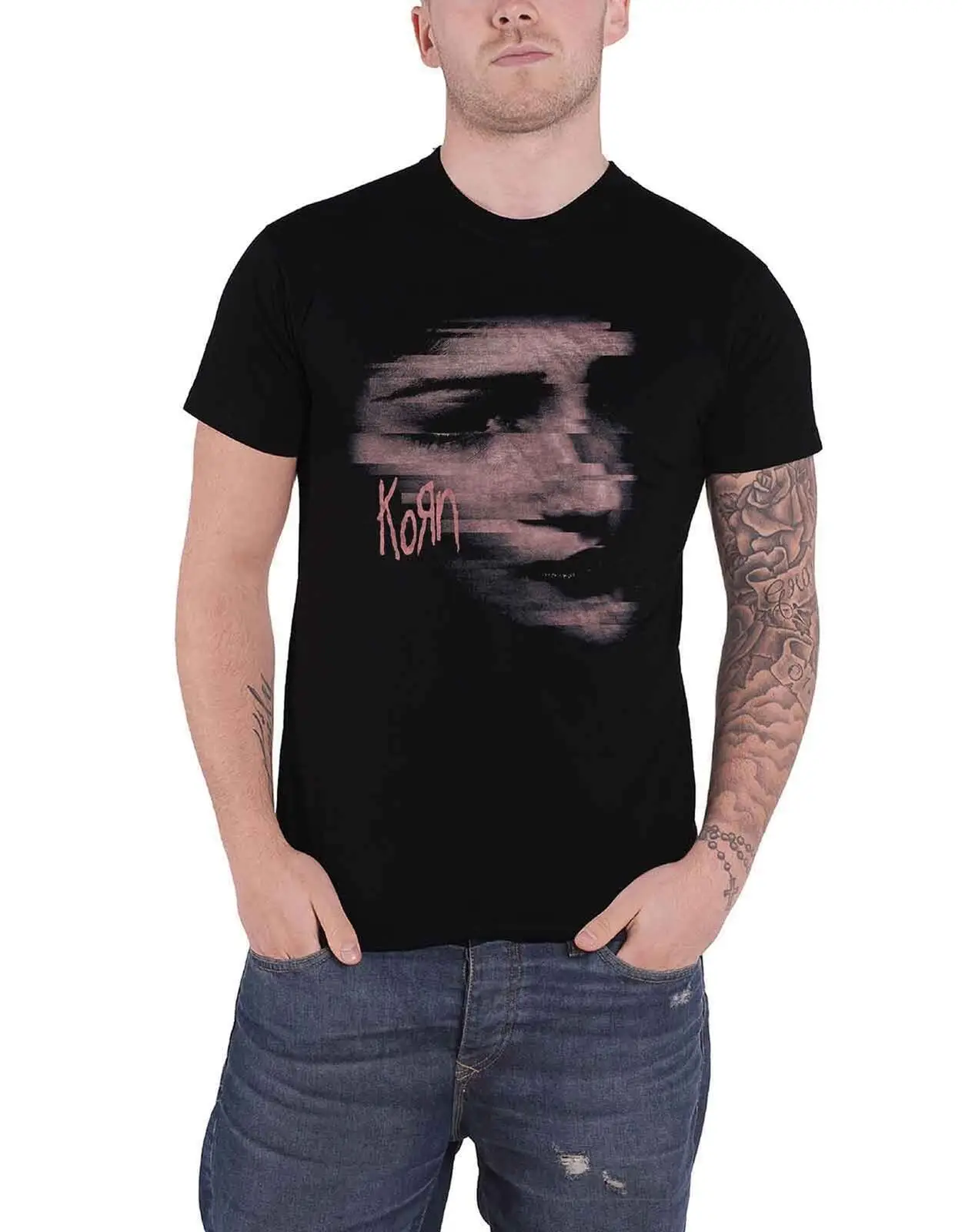 Korn Chopped Face T Shirt