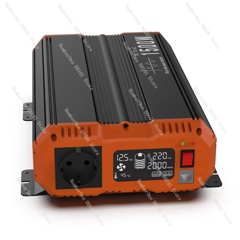 1500W 2kVA 2500W 2KW Solar Inverter Pure Sine Wave Off-Grid 12V/24V/48VDC to AC 110V/230V 91% Efficiency Single Phase