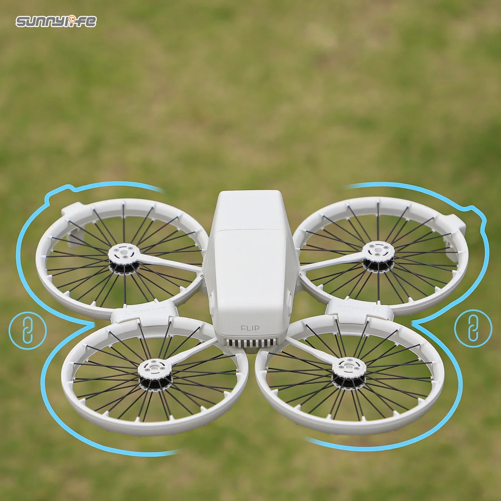 Sunnylife الوجه امتصاص الصدمات Fxed مشبك الذراع صدمة الطائرة بدون طيار المضادة للاهتزاز المضادة للتصادم الإفراج السريع ل DJI الوجه الملحقات