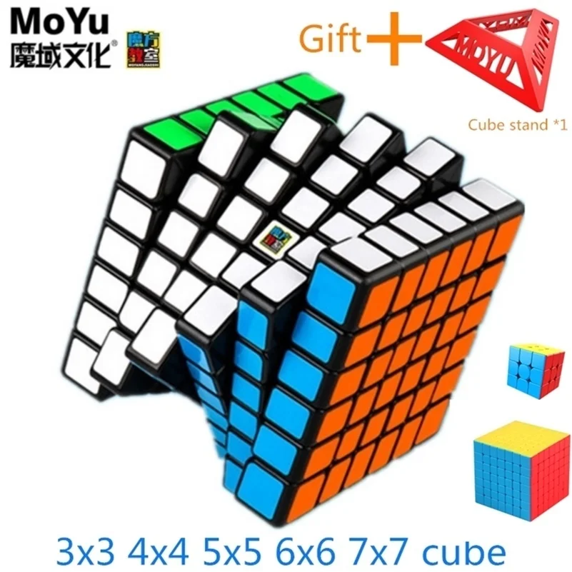 Moyu Meilong 2x2 ~ 7x7x7 Zauberwürfel 3x3 Geschwindigkeit würfel 7x7 Puzzle Cubo Magico Professional Spiel würfel Lernspiel zeug für Kinder