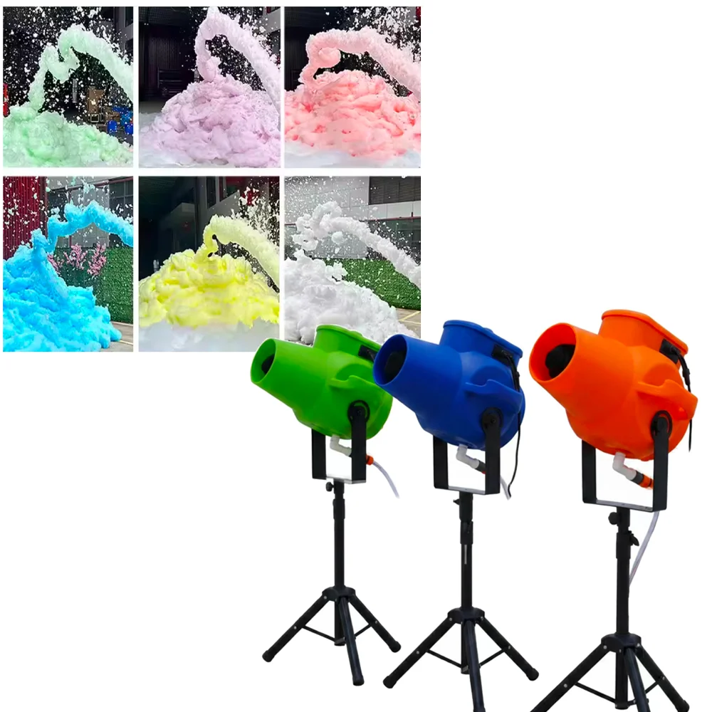 Foam Jet Electric Color Spray Park Festival Beach Club Party Machine Kid Outdoor Swimming Pool Dj Water Toy Blaster Cannon Event