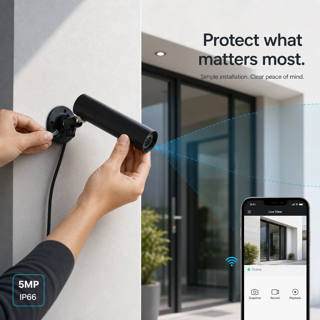 5MP Mini POE Camera 3.6mm Bull - Home Security For Windows review and price
