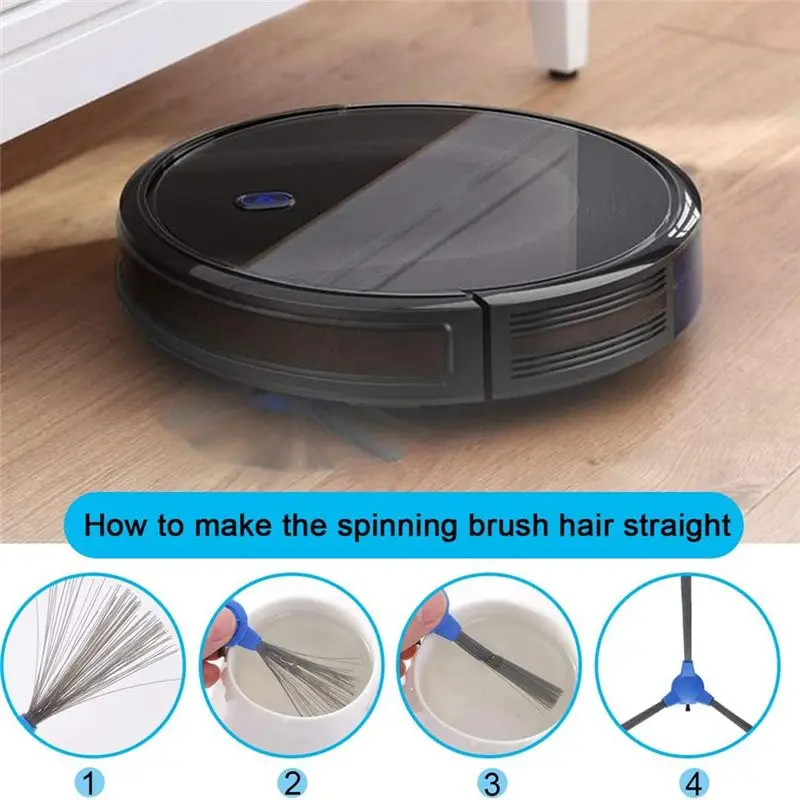 HLZS-Side Brush For Eufy Robovac 11S 11S MAX 30 30C 30C MAX 15C 15C MAX 25C 35C G10 G30 G30 Edge G30 Hybrid G40 Hybrid Vacuum