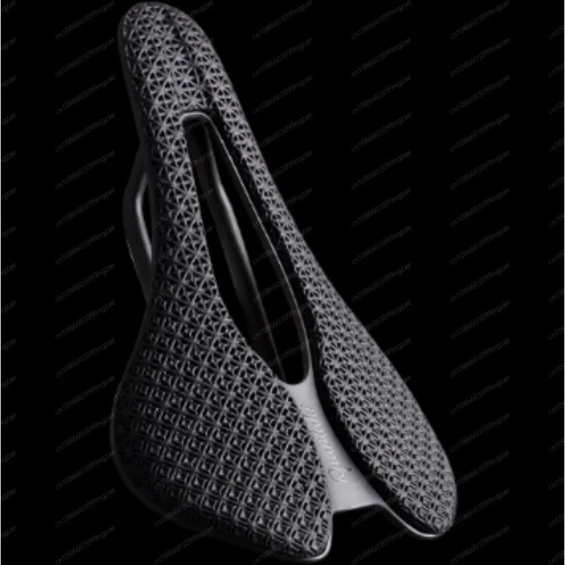 3D Mesh Printed Bike Saddle Hollow Breathable  Rail Bicycle Seat For Road Race Cycling