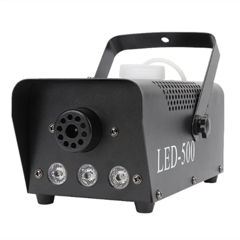 LED 500W smoke machine smoke generator RGB three-in-one mixed color smoke generator dj disco Christmas party Halloween