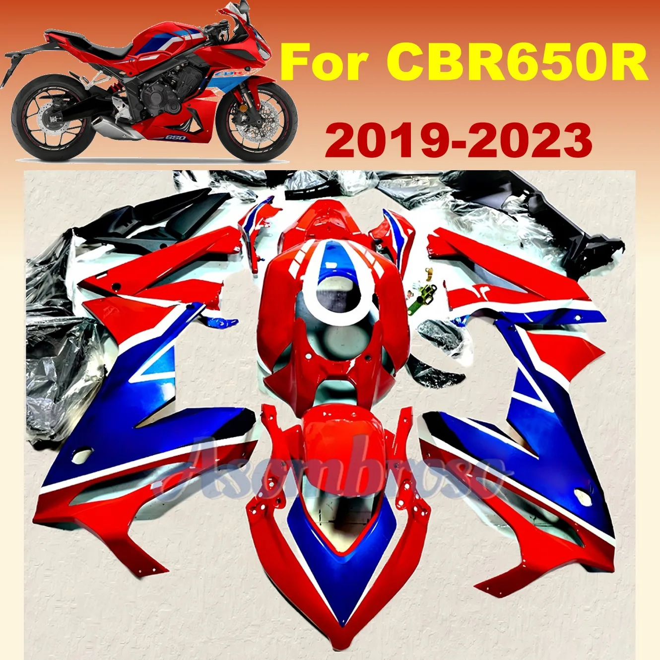 جديد ABS البلاستيك حقن الهدايا المجمعة ل CBR650R CBR650 2019 2020 2021 2022 2023 دراجة نارية كامل هيكل السيارة لوحة مجموعة