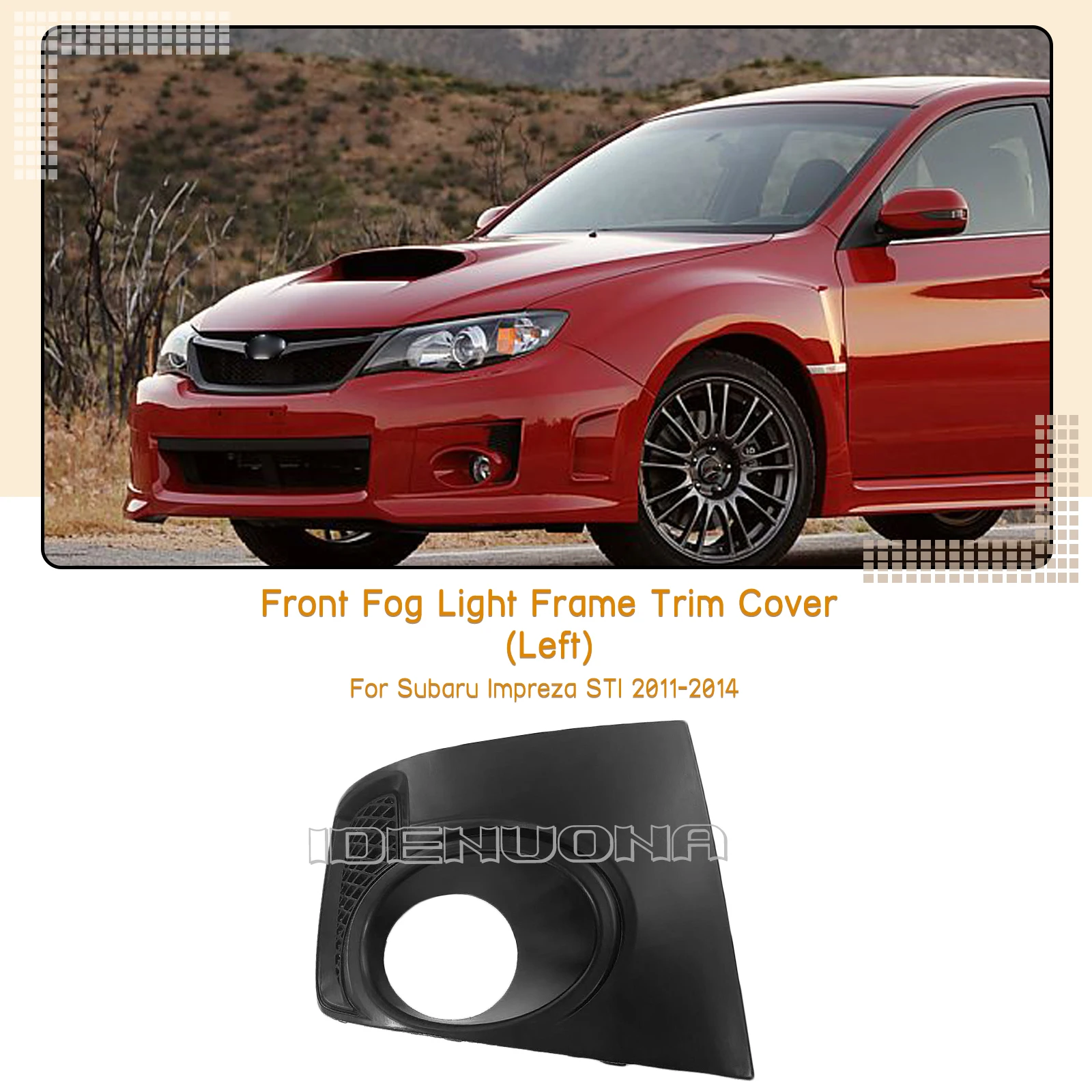 

Передний бампер автомобиля, противотуманная фара, рамка, рамка, замена рамки противотуманной фары для Subaru Impreza WRX STi 2011 2012 2013 2014