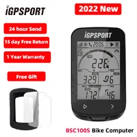 IGPSPORT BSC100S Computadora IGS Bicicleta Computadora BLE ANT 2.6 Pulgadas Impermeable Inalámbrico Bicicleta Cronómetro MTB Carretera Ciclismo Computadora