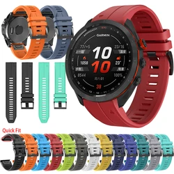 Quick Fit 22mm 26mm Strap For Garmin Watch Instinct 2X Strap Forerunner 965 935 S60 S62 S70 Silicone Band Wristbands Accessories