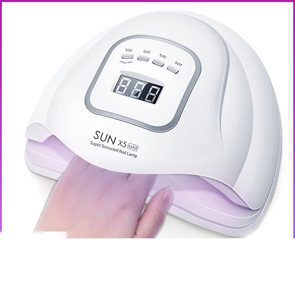 SUN x5 Max nail art lamp 120W intelligent induction timing phototherapy nail art machine LED nail lamp vs SUN Y-13/x6 MAX/C6