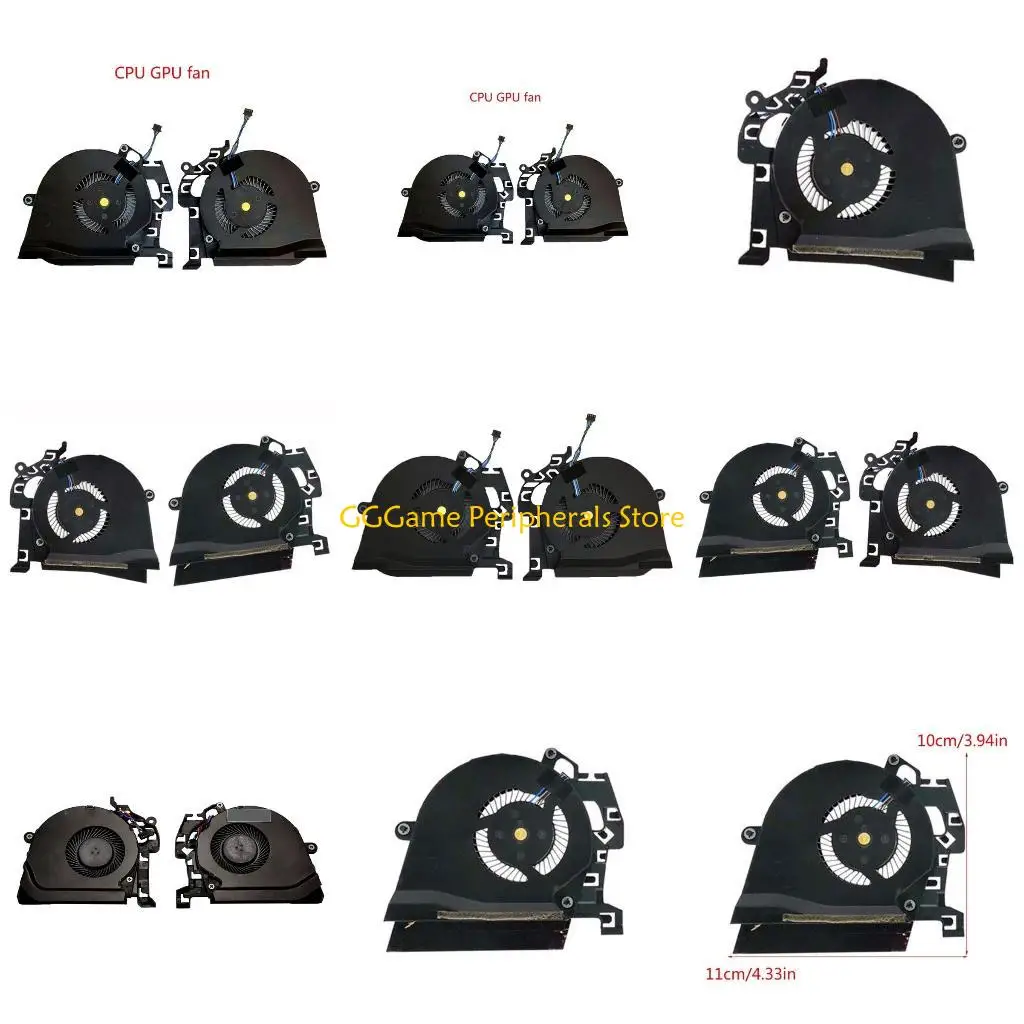 

U55B CPU Cooling Fan GPU Radiators Replacement for ZBook 15 Laptops