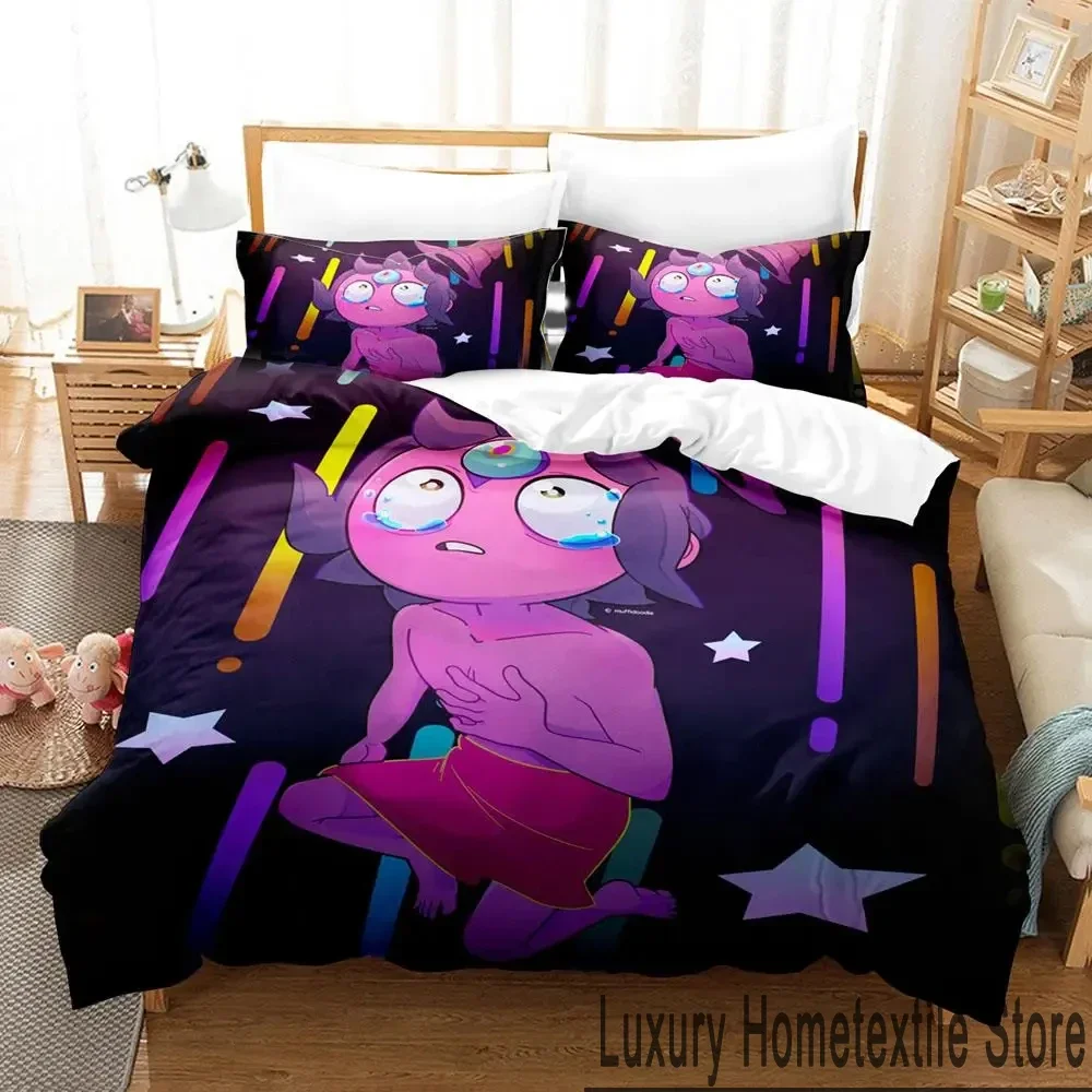 

The Midnight Gospel Parallel Bars Bedding Set Duvet Cover Bed Set Quilt Cover Pillowcase Comforter king Queen Size Boys Adult