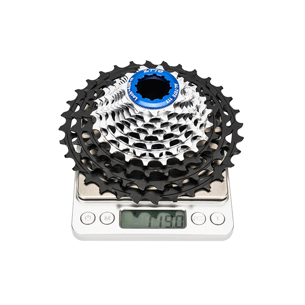 ZTTO 11/12 Speed Ultraight Road Bike Cassette Black-silver 11s 28T Sprocket 11-30T 11-32T 11-34T Freewheel Gravel Cassette K7