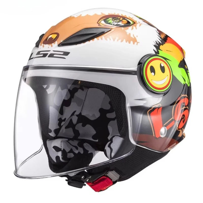 

Детский шлем для езды на велосипеде, всесезонный защитный шлем, противоударный мотоциклетный шлем с открытым лицом, модные мотоциклетные шлемы для мотокросса