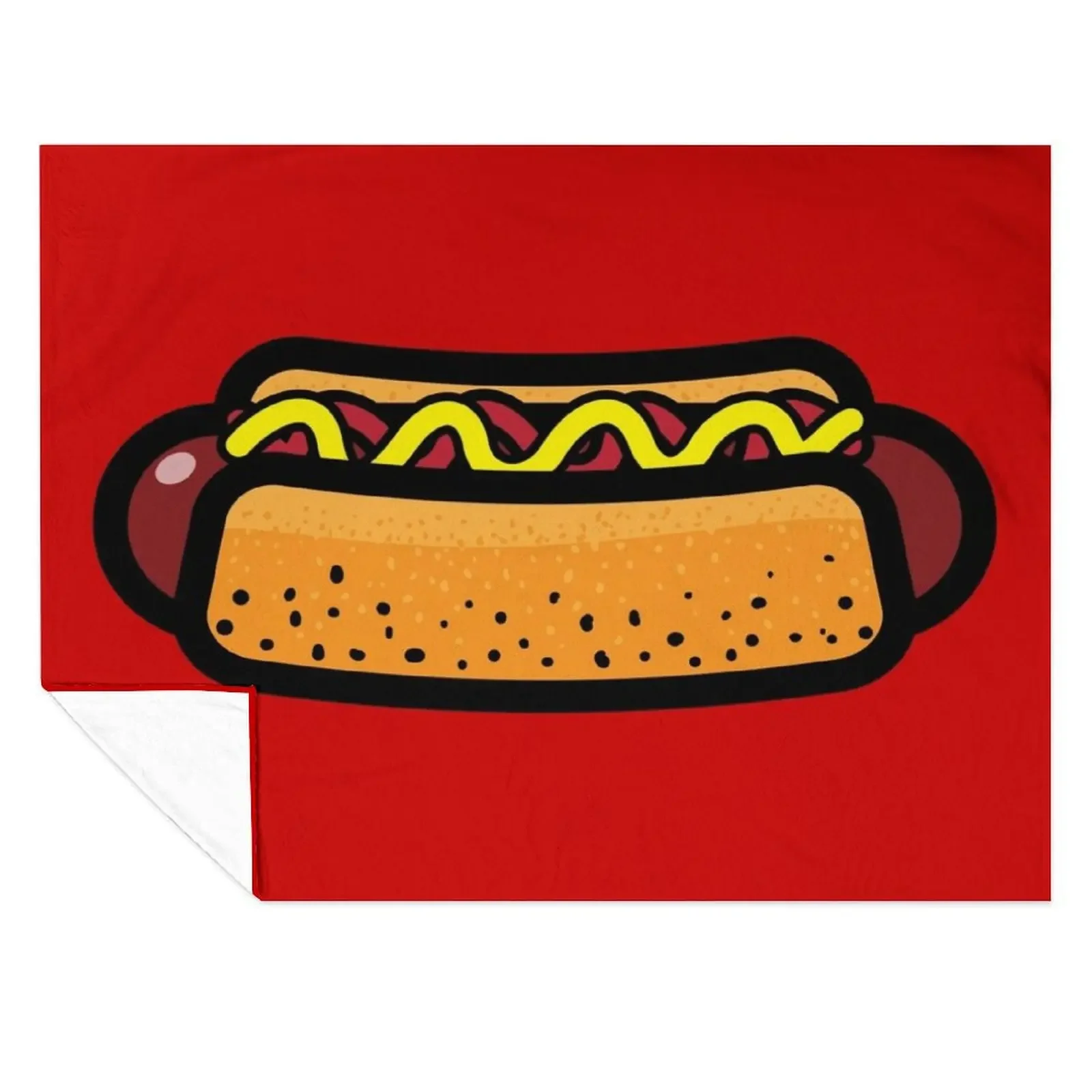 

Hot dog Throw Blanket Warm Luxury St Travel Thins Blankets
