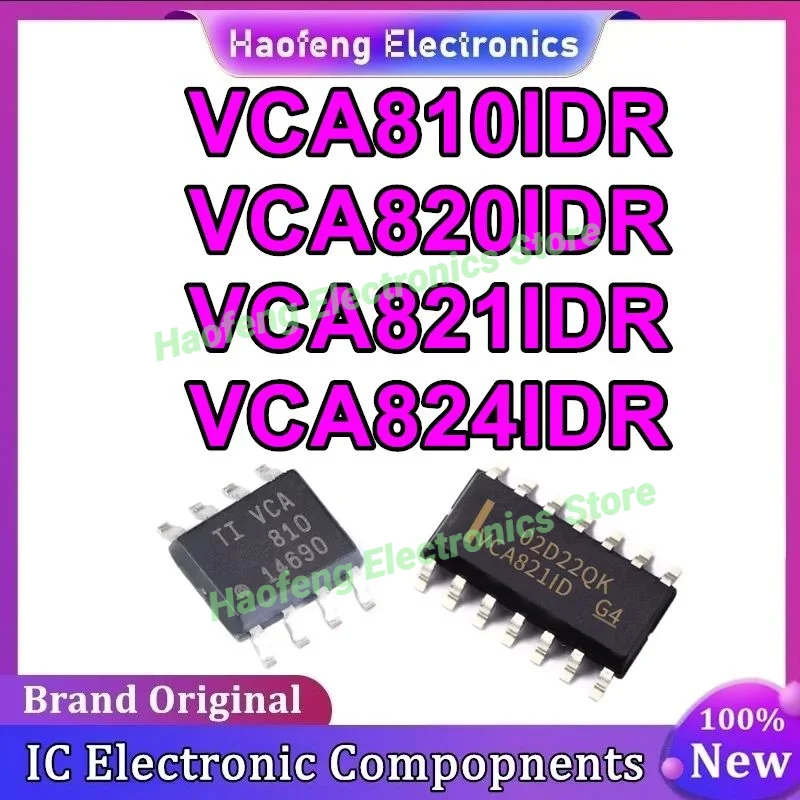 

VCA810 VCA820 SOP8 VCA821 VCA824 SOP14 VCA810IDR VCA820IDR VCA821IDR VCA824IDR Чипсет IC Новый на складе