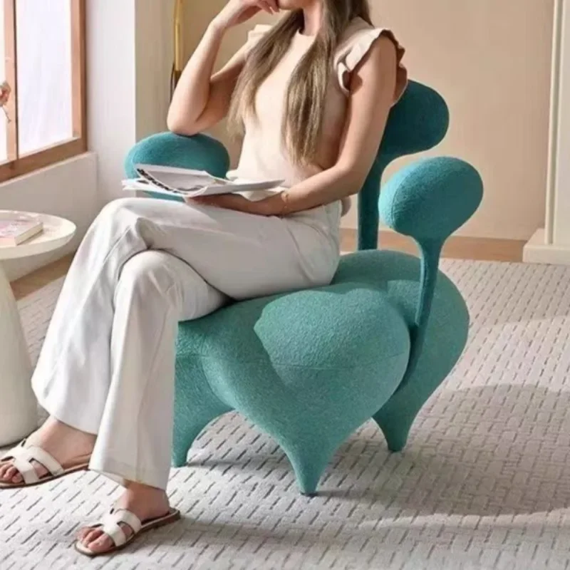 Nordic Living Room Chairs Creative Magic Balloon Design Luxury Modern Armchair Simple Single-person Sofa Artistic Home Furniture
